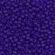 Miyuki seed beads 8/0 - Matte transparent cobalt 8-151F